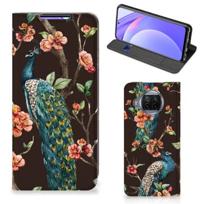 Xiaomi Mi 10T Lite | Hoesje maken | Pauw met Bloemen