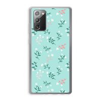 Small white flowers: Samsung Galaxy Note 20 / Note 20 5G Transparant Hoesje
