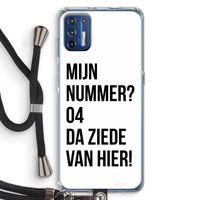 Da ziede van hier: Motorola Moto G9 Plus Transparant Hoesje met koord