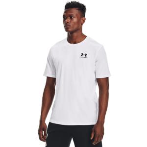 Under Armour Sportstyle Left Chest Logo T-shirt Wit Zwart