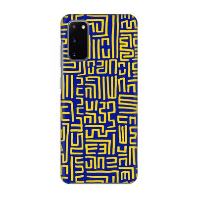 Majorelle Blue Print: Volledig geprint Samsung Galaxy S20 Hoesje