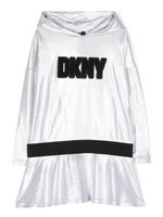 Dkny Kids robe à patch logo - Gris - thumbnail