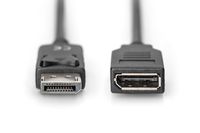 Digitus AK-340200-020-S DisplayPort-kabel DisplayPort Verlengkabel DisplayPort-stekker, DisplayPort-bus 2.00 m Zwart - thumbnail