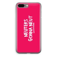 Neuters (roze): iPhone 8 Plus Transparant Hoesje