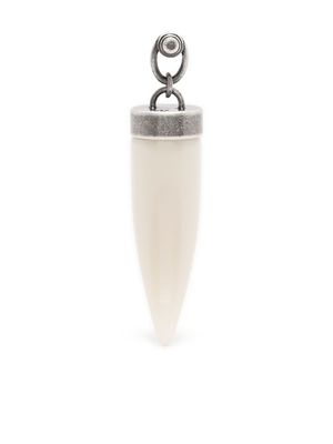 Zadig&Voltaire boucle d'oreille à pendentif corne - Tons neutres