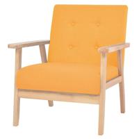 Fauteuil stof geel