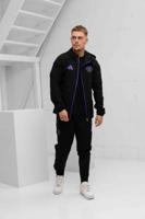 Manchester United Vis Tech Trainingspak Heren Zwart/Paars - Maat S - Kleur: ZwartPaars | Soccerfanshop