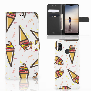 Huawei P20 Lite Book Cover Icecream