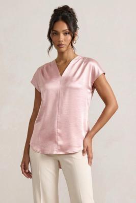 Maicazz Melice- Top Sp26.60.321 T-shirt Lange Mouw Slate Rose