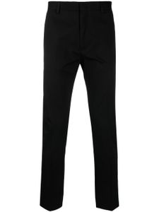 Low Brand pantalon en coton stretch à taille basse - Noir