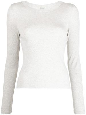 FLORE FLORE t-shirt en coton à manches longues - Gris