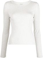 FLORE FLORE t-shirt en coton à manches longues - Gris
