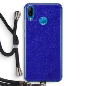 Majorelle Blue: Huawei P20 Lite Transparant Hoesje met koord