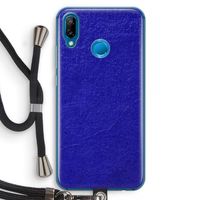 Majorelle Blue: Huawei P20 Lite Transparant Hoesje met koord