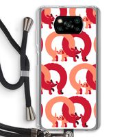 Dogs: Xiaomi Poco X3 NFC Transparant Hoesje met koord