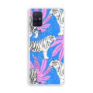 Tijger: Galaxy A71 Transparant Hoesje