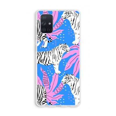 Tijger: Galaxy A71 Transparant Hoesje