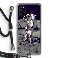 Spaceman: Samsung Galaxy A41 Transparant Hoesje met koord