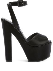 Giuseppe Zanotti sandales Tarifa 170 mm à plateforme - Noir