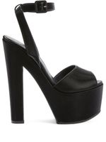 Giuseppe Zanotti sandales Tarifa 170 mm à plateforme - Noir - thumbnail