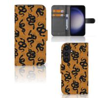 Telefoonhoesje | Met pasjeshouder | voor Samsung Galaxy S24 Snakes