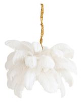 Light & Living Hanglamp 'Feather' Ø80cm, kleur Wit