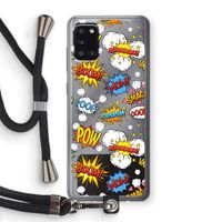 Pow Smack: Samsung Galaxy A31 Transparant Hoesje met koord