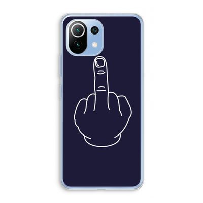 F**k U: Xiaomi Mi 11 Lite Transparant Hoesje