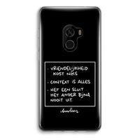 Mijn Motto's: Xiaomi Mi Mix 2 Transparant Hoesje