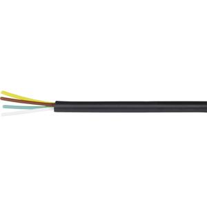 Kash Telefoonkabel LiYY 4 x 0.04 mm² Zwart per meter