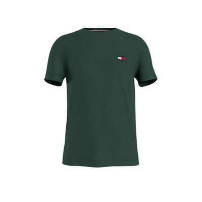 Tommy Hilfiger T-shirt van biologisch katoen donkergroen Tommy Hilfiger T-shirt van biologisch katoen donkergroen