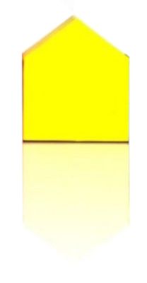 Suck UK post it House Markers 4 x 2 cm papier geel Suck UK post it House Markers 4 x 2 cm papier geel
