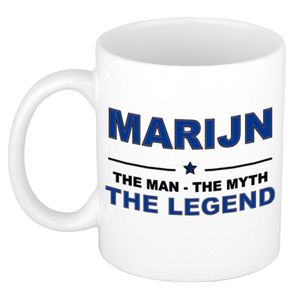 Marijn The man, The myth the legend cadeau koffie mok / thee beker 300 ml