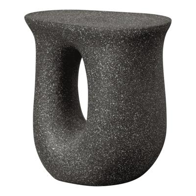 WOOOD Organische Bijzettafel 'Moson' Magnesiumoxide, kleur Zwart