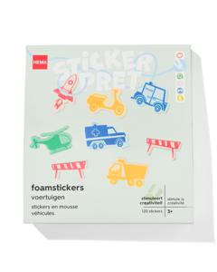 HEMA Foam Stickers Voertuigen - 120 Stuks