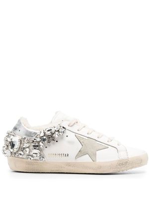 Golden Goose baskets Super-Star à ornements - Blanc