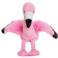 Warm knuffel flamingo babyshower kado 18 cm - thumbnail