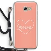 Forever heart: Samsung Galaxy A5 (2017) Transparant Hoesje met koord