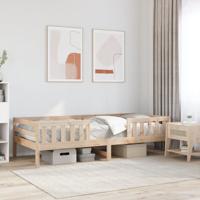 Bedframe zonder matras massief grenenhout 100x200 cm