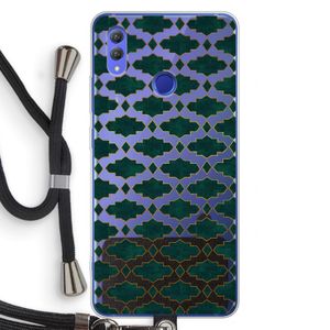 Moroccan tiles: Honor Note 10 Transparant Hoesje met koord