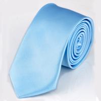 Mannen smalle casual pijl skinny stropdas slanke stropdas (hemelsblauw)