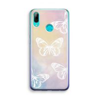 White butterfly: Huawei P Smart (2019) Transparant Hoesje