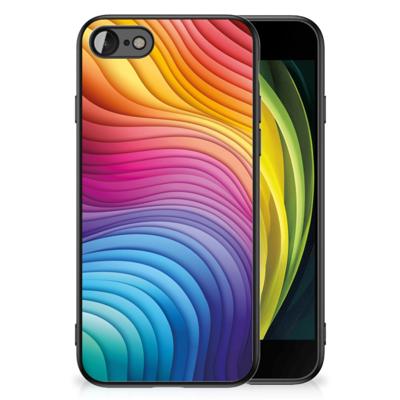 Backcover voor iPhone SE 2022 | SE 2020 | 7/8 Regenboog Backcover voor iPhone SE 2022 | SE 2020 | 7/8 Regenboog