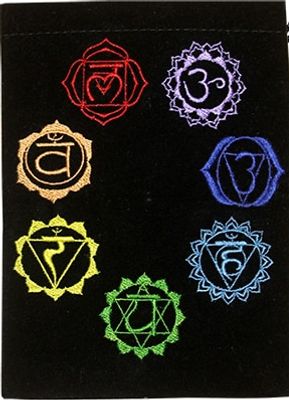 Fluwelen Tas - Chakra&apos;s - Paars