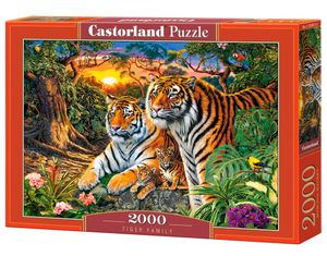 Castorland Tiger Family - 2000pcs