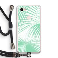 Palmbladeren: Pixel 3 XL Transparant Hoesje met koord Palmbladeren: Pixel 3 XL Transparant Hoesje met koord