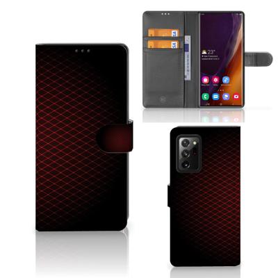 Samsung Galaxy Note20 Ultra | Telefoon Hoesje | Geruit Rood