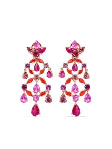 Anabela Chan boucles d'oreilles Chandeliera en or 18ct - Rouge