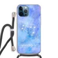 Sterrenbeeld - Licht: iPhone 12 Pro Max Transparant Hoesje met koord