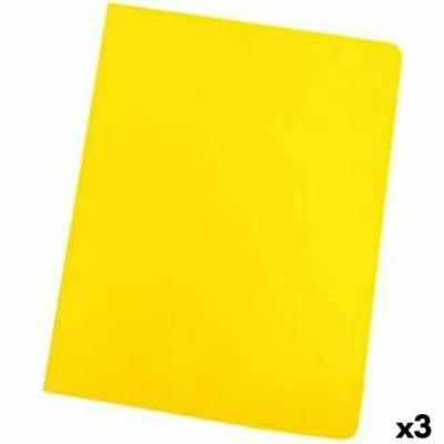 Set submappen Elba Geel A4 50 Onderdelen (3 Stuks)